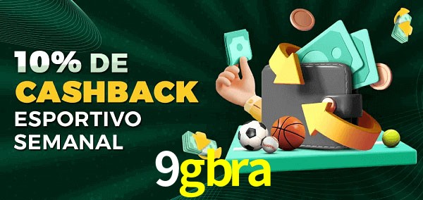 10% de bônus de cashback na 9gbra